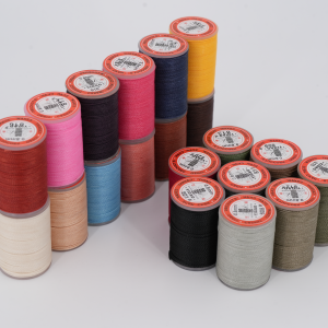 Round Waxed Thread for Leather Sewing, Jewelry Making, and DIY Crafts – Durable Waxed Polyester Thread for Hand Stitching