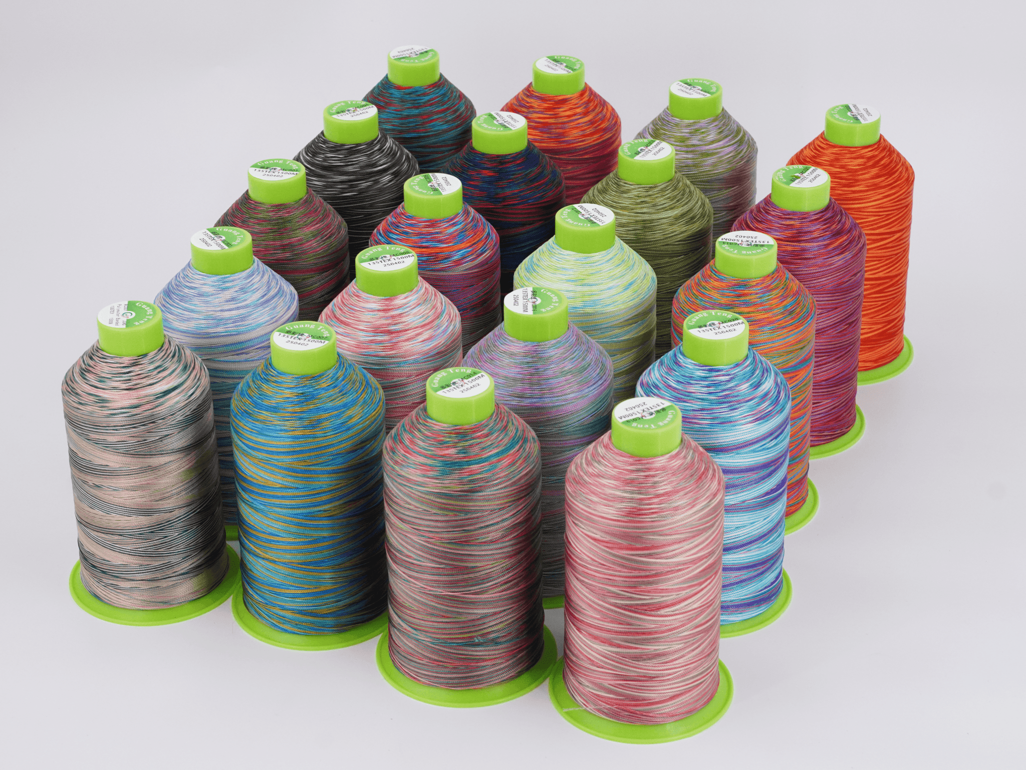 Tex 135 Polyester Rainbow Thread  Color Showcase